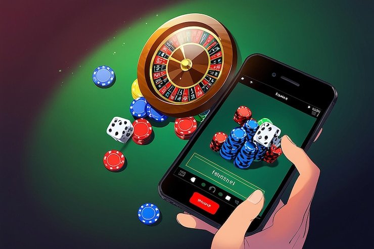 Antarmuka taruhan European Roulette di aplikasi dewalive